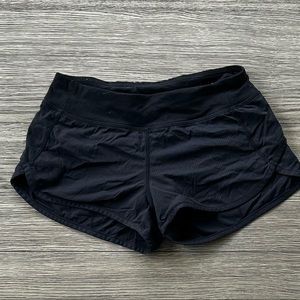Lululemon Ivivva Black Low Rise Shorts Girls Size 12